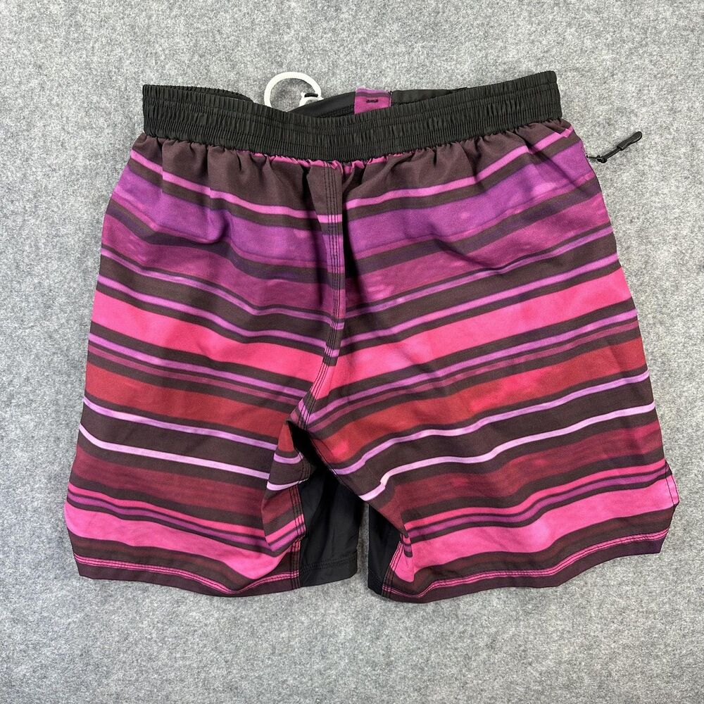 2POOD Mens Large Multicolor Stripe Lined Zip Pocket Drawstring GYM Crossfit - Picture 11 of 11